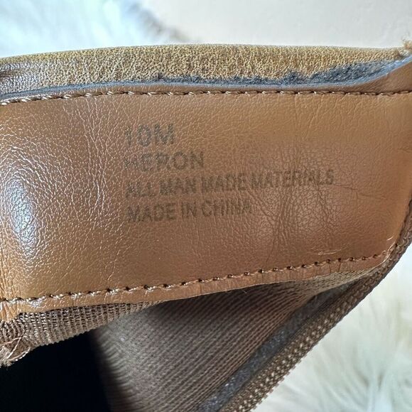 Rampage Tan Boots Gold Accent Size 10 Heels Retro - Picture 6 of 11